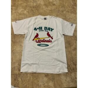 Vintage 2003 St Louis Cardinals “4H Day” T-Shirt Medium